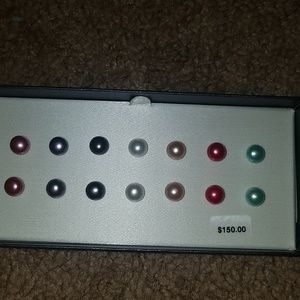 Pearl earrings